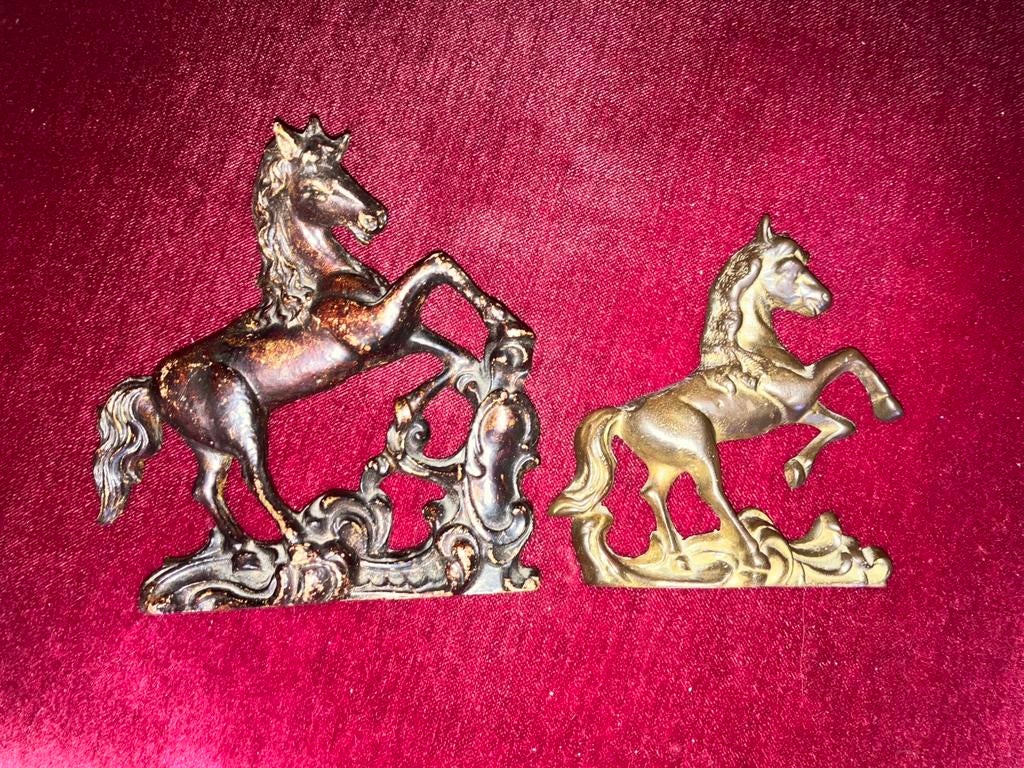 2 klokpaardjes - regulateur., Antiek en Kunst, Antiek | Klokken, Ophalen of Verzenden