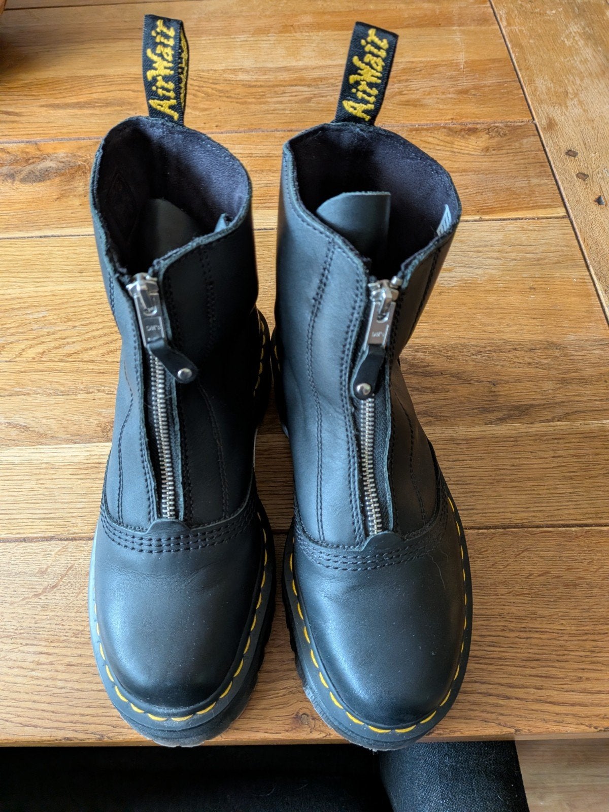 Dr. Martens Plateau Boots - Zwart maat 39, Ophalen, Zwart, Lage of Enkellaarzen, Dr. Martens