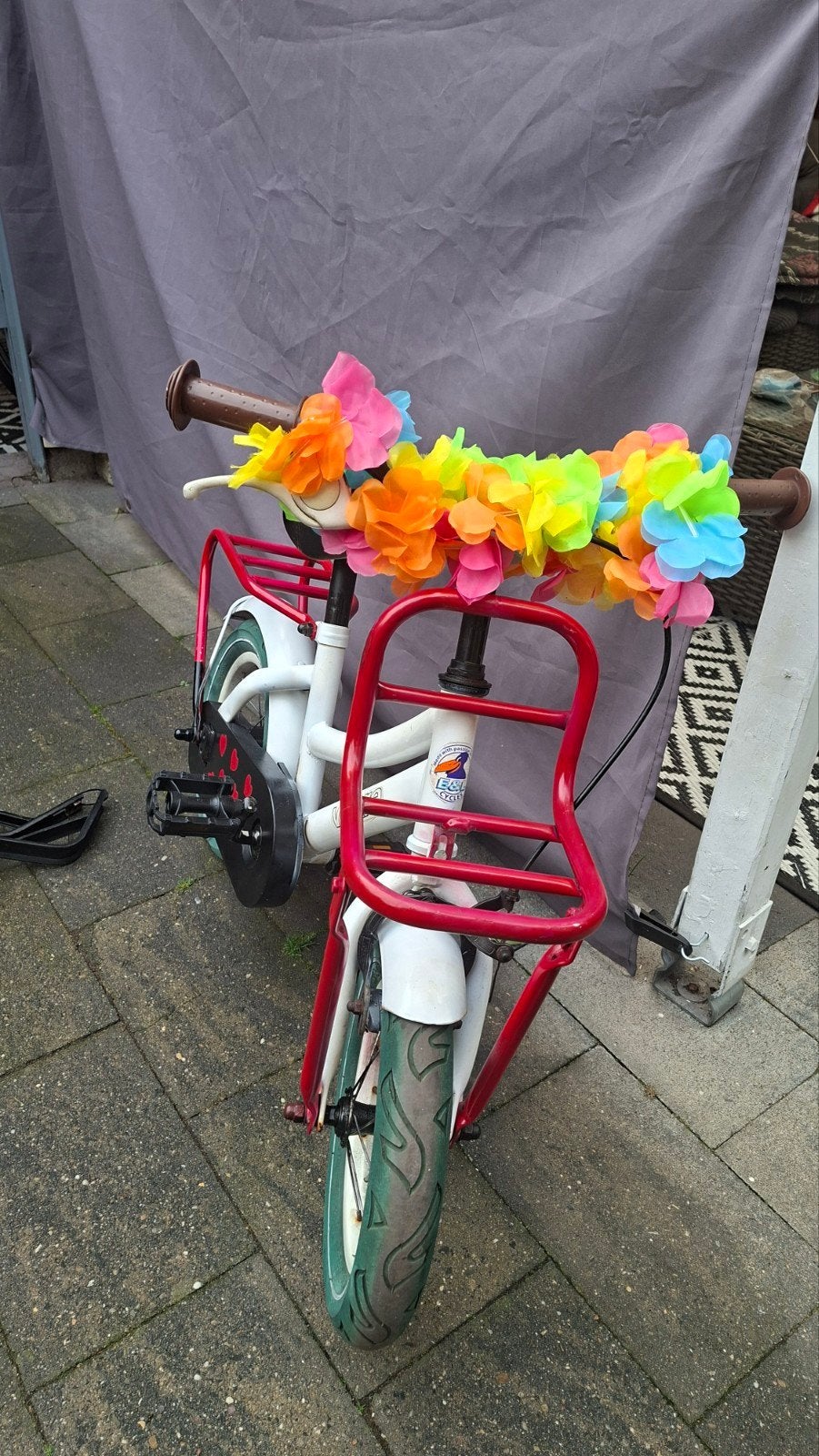 Volare kinderfiets 12 inch leeftijd 3 tot 4 jaar, Ophalen, Minder dan 16 inch, Zijwieltjes