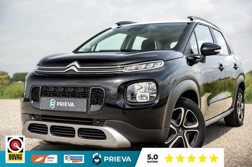 Citroën C3 Aircross 1.2 Automaat | Navi | Cruise | PDC | De, Auto's, Gebruikt, Zwart, Zwart, Bedrijf