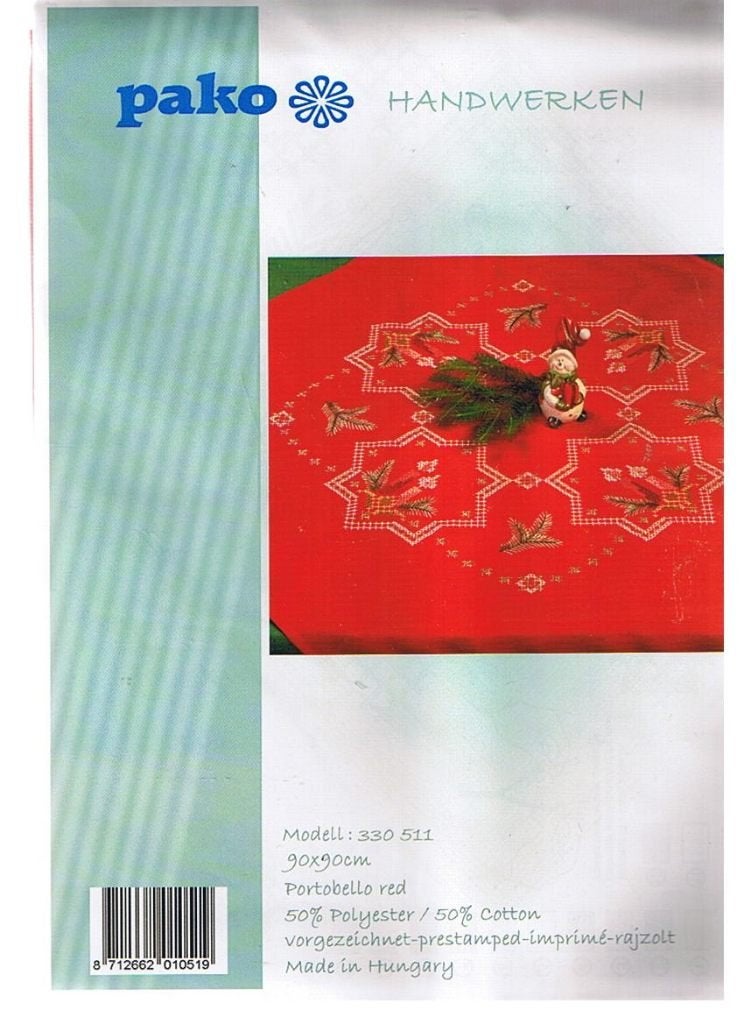 Cado opruiming pako borduurpakket dekservet, KERSTSTERREN, Ophalen of Verzenden, Nieuw, Handborduren, Borduurpakket