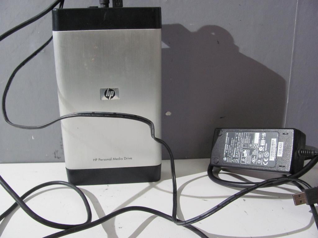 HP externe schijf 160gb met benodigde kabels, Computers en Software, Harde schijven, HDD, Zo goed als nieuw, Desktop, Western Digital (WD)