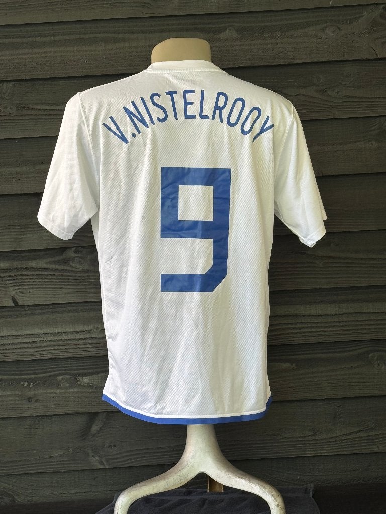 Nederland shirt Van Nistelrooy, Wit, Nike, Zo goed als nieuw, Voetbal