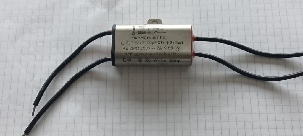 Funk-Entstorfilter Netzfilter 0,12uf+2x2400pF X1Y 2x2mH, Ophalen of Verzenden, Zo goed als nieuw, NA, NA
