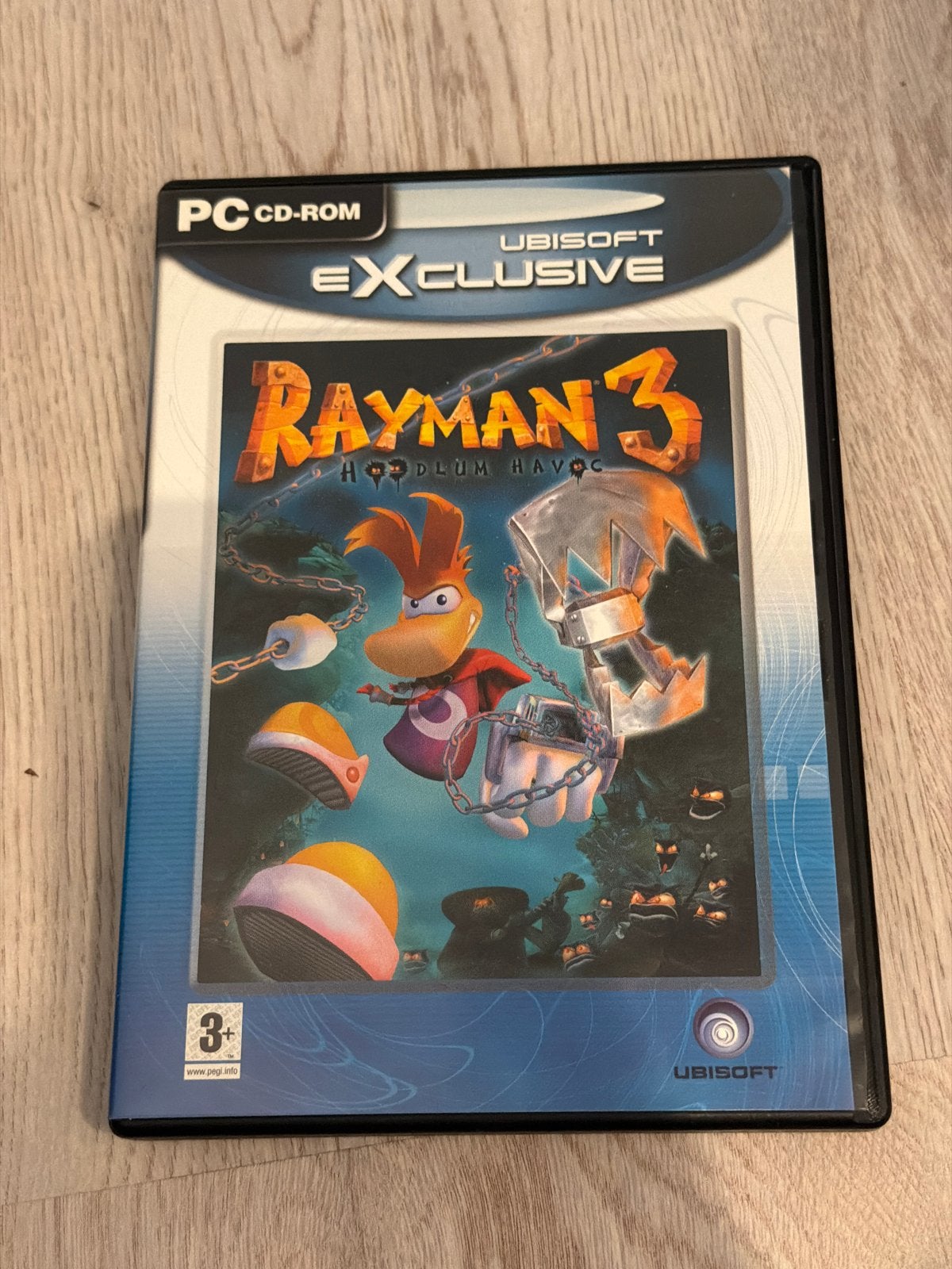 Rayman 3 Hoodlum Havoc PC CD-ROM Ubisoft Exclusive, Gebruikt, 1 speler, Ophalen of Verzenden, Vanaf 3 jaar