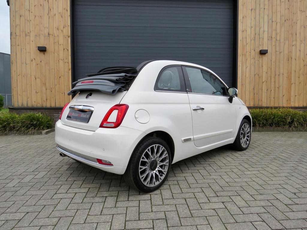 Fiat 500 C 1.2 Star cabrio automaat *Carplay *navi *16 inch, Gebruikt, 4 cilinders, Cabriolet, 4 stoelen