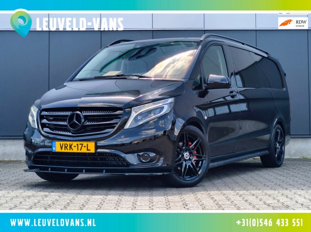 Mercedes-Benz Vito 116CDI XXL DUBBELE CABINE AUTOM LEER LED, Auto's, Automaat, Gebruikt, 4 cilinders, 2000 kg