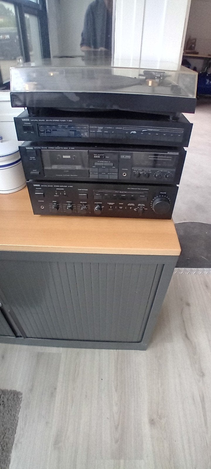 yamaha vintage stereo installatie bieden, Tuner of Radio, Gebruikt, Losse componenten, Ophalen
