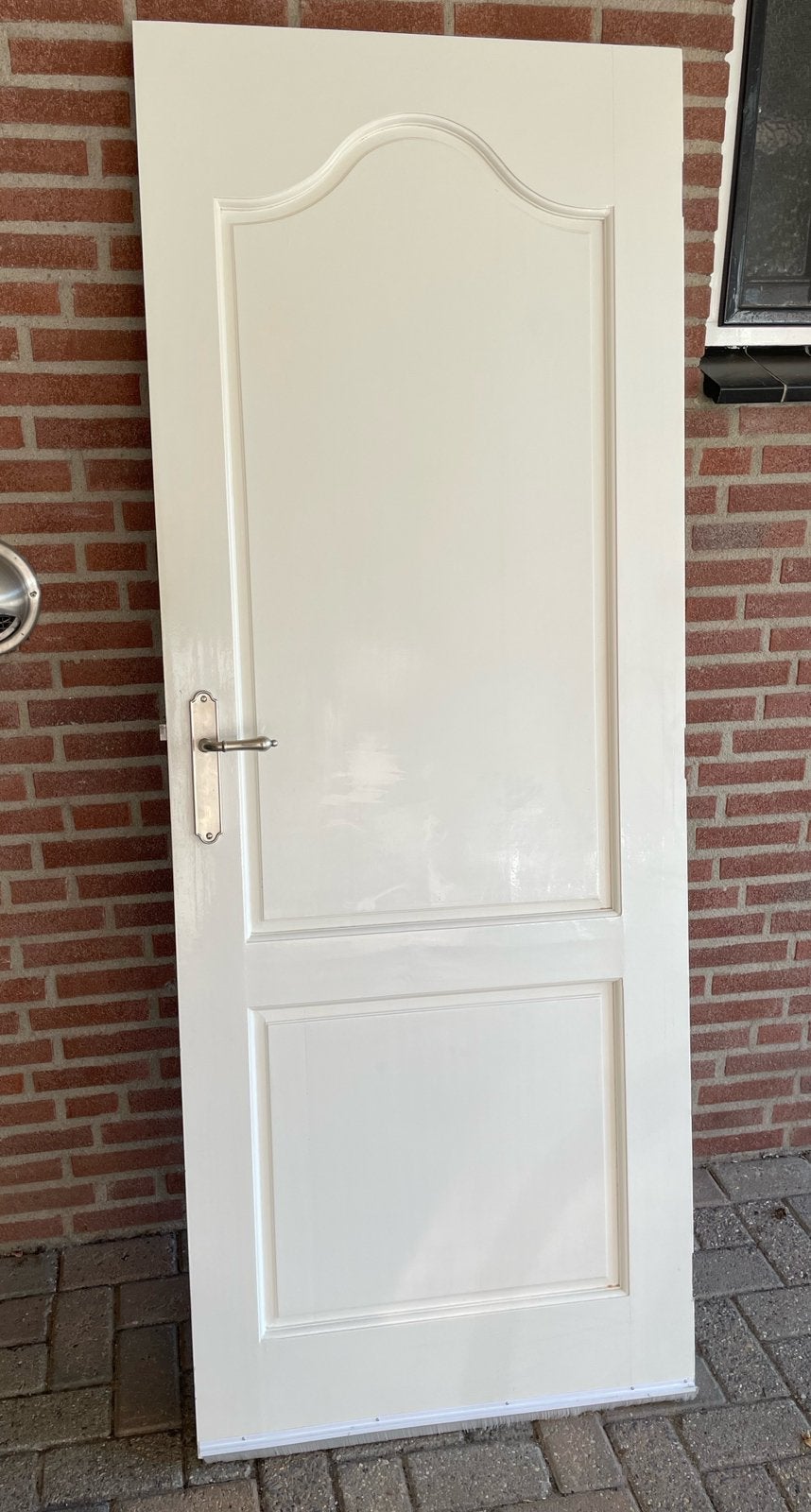 Stompe paneeldeur, Doe-het-zelf en Verbouw, Ophalen, Gebruikt, Minder dan 80 cm, Binnendeur