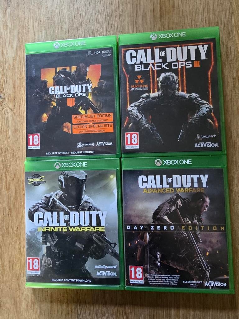 Call of Duty Xbox One Games - Black Ops, Infinite, Advanced, Online, Gebruikt, Vanaf 18 jaar, Shooter