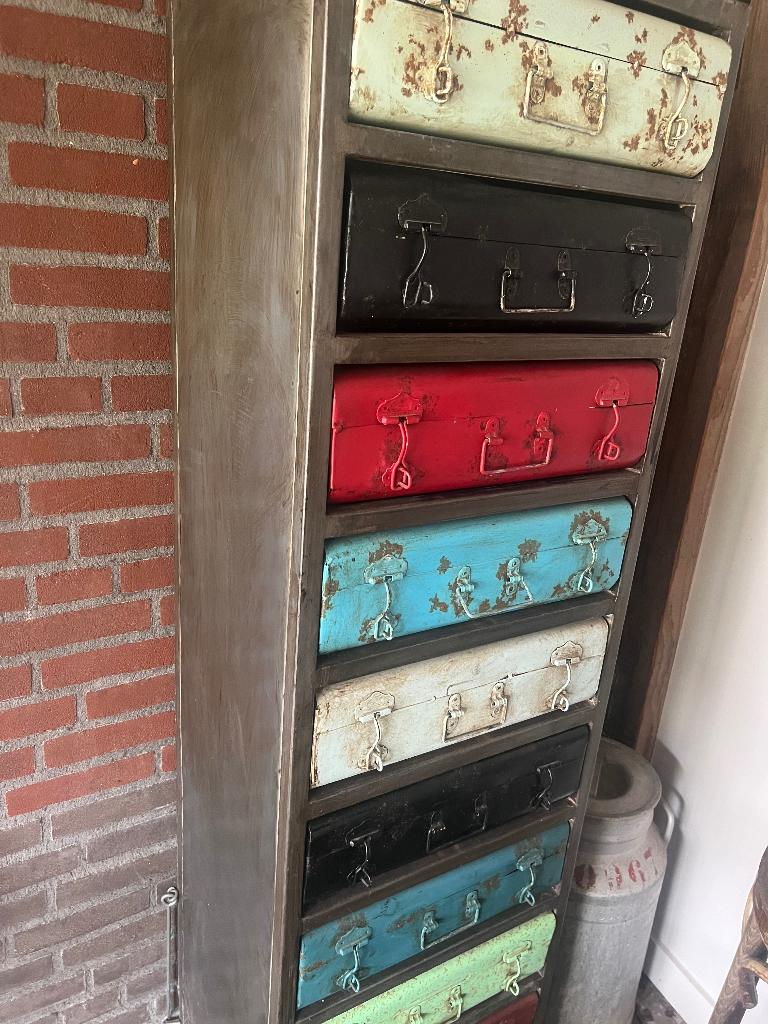 2 kasten, Huis en Inrichting, Kasten | Kledingkasten, Ophalen, Overige materialen, Gebruikt, 50 tot 100 cm