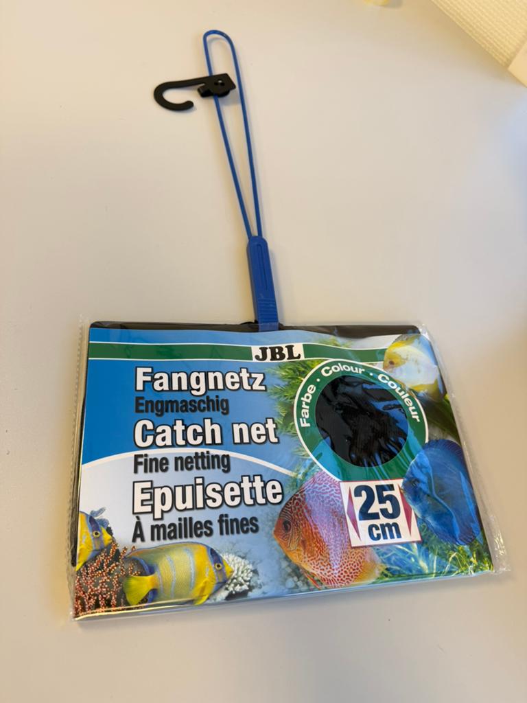 JBL Fijnmazig Schepnet XL groot 25 cm Aquarium Visnet Zwart, Dieren en Toebehoren, Vissen | Aquaria en Toebehoren, Nieuw, JBL
