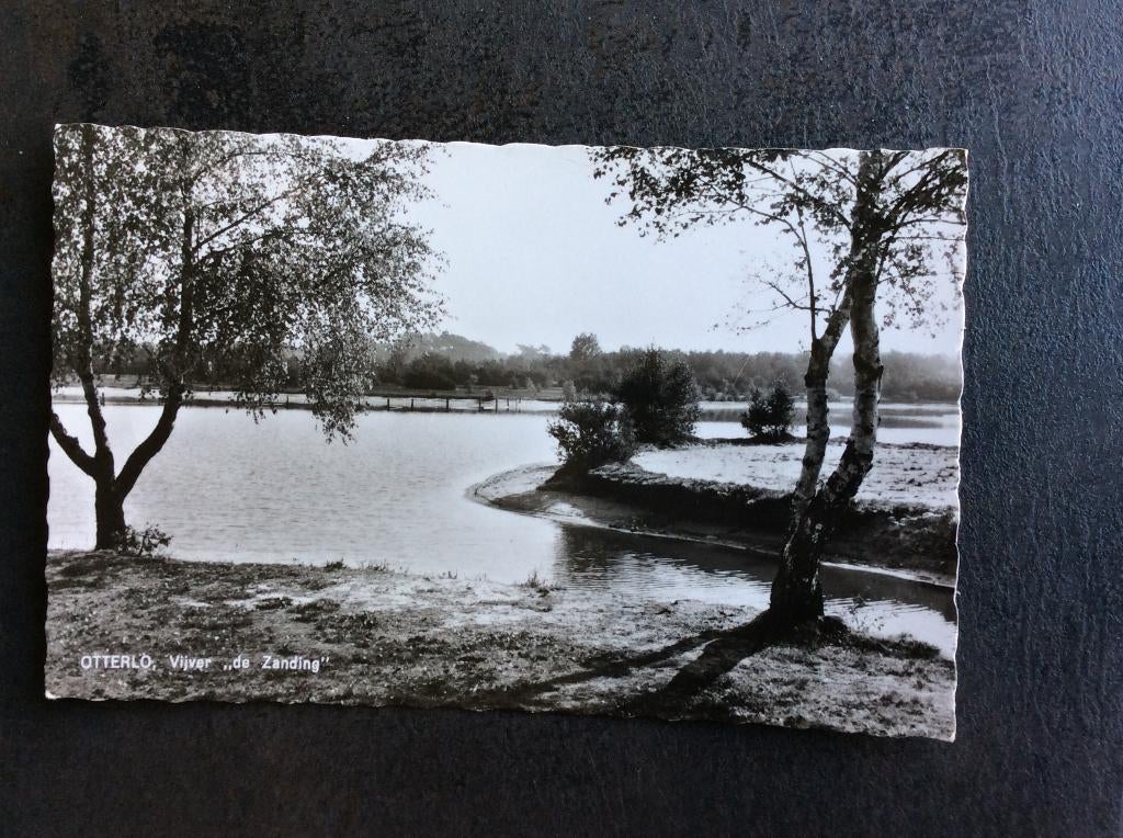 Otterlo, Vijver De Zanding, Ophalen of Verzenden, 1960 tot 1980, Gelopen, Gelderland