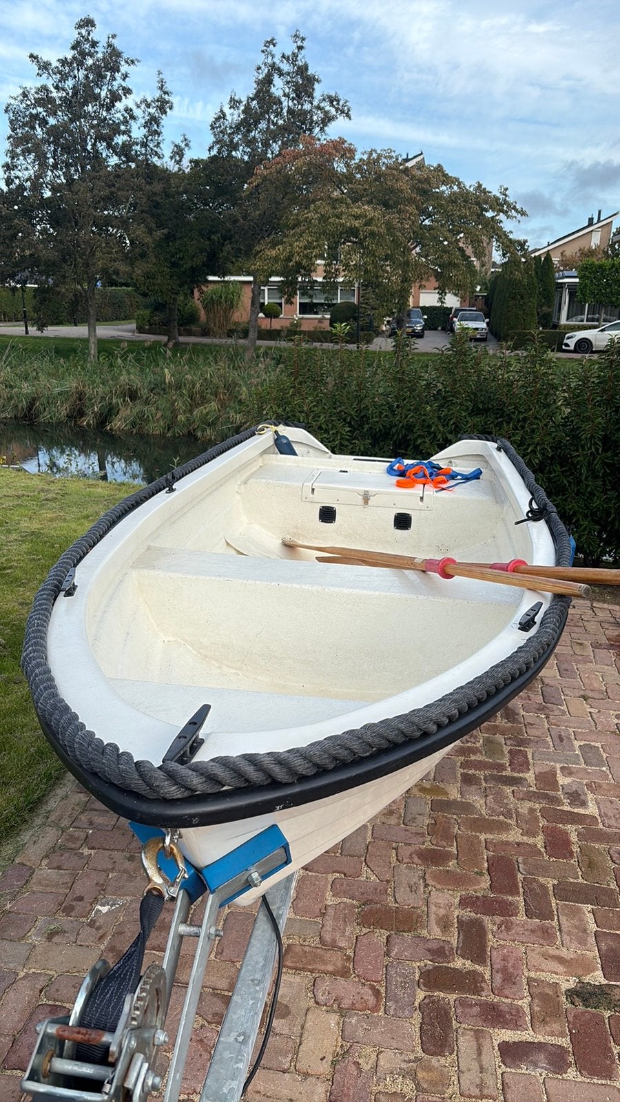 Topcraft 360 vissers  bootje, Watersport en Boten, Ophalen, Zo goed als nieuw, Overige typen