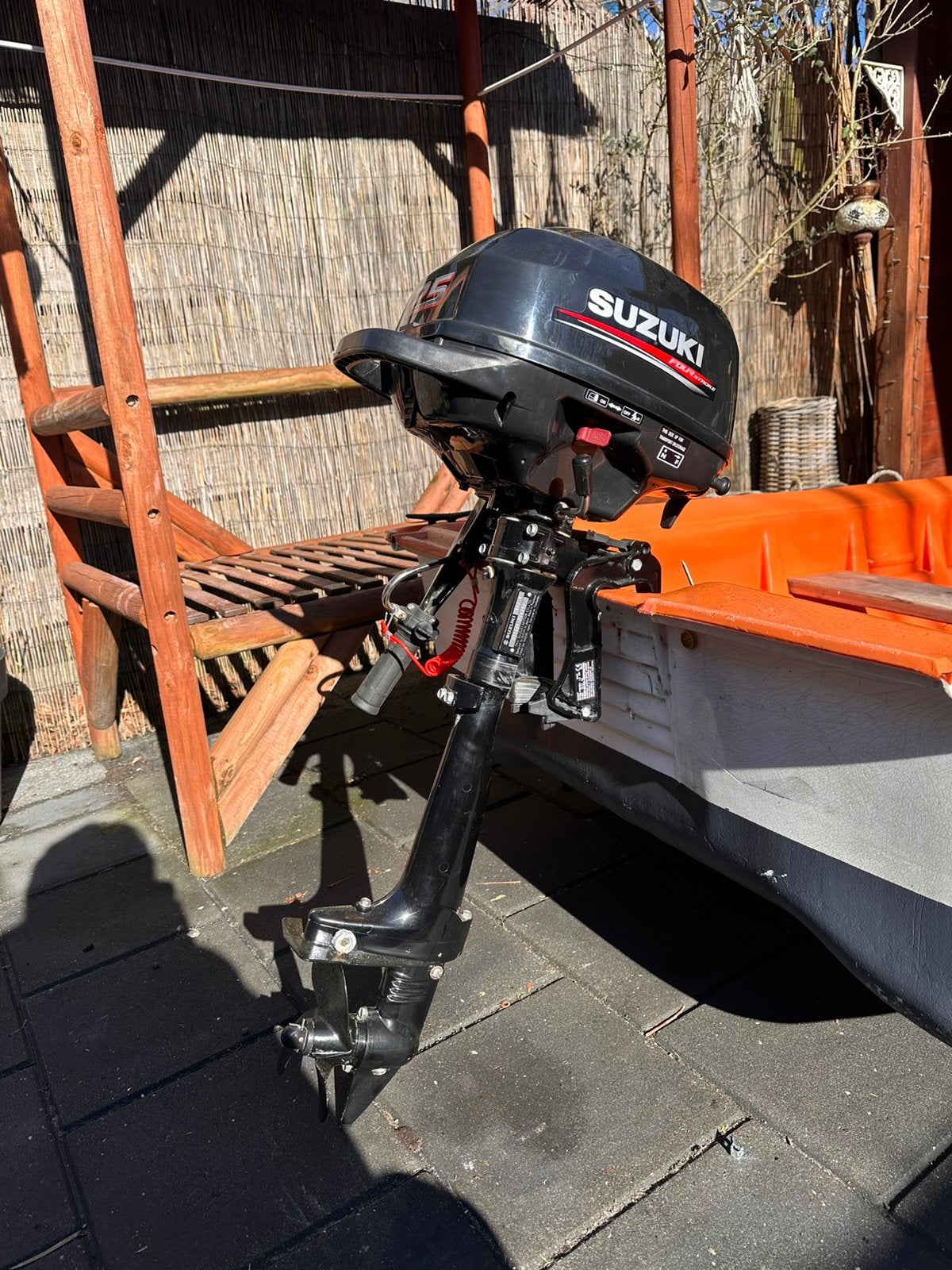 Suzuki 2.5PK 4 takt, Watersport en Boten, Ophalen of Verzenden, Zo goed als nieuw, Motor en Techniek