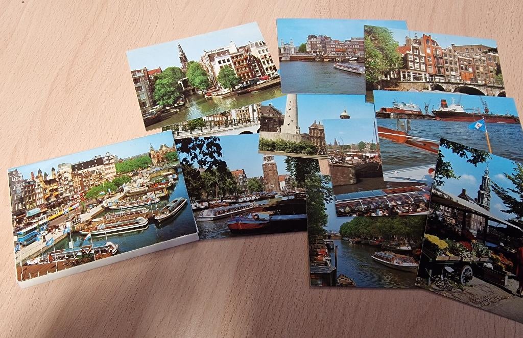 Ansichtkaart Rederij Plas Amsterdam snapshots uit jaren 80, Verzamelen, Ansichtkaarten | Nederland, Ophalen of Verzenden, 1980 tot heden