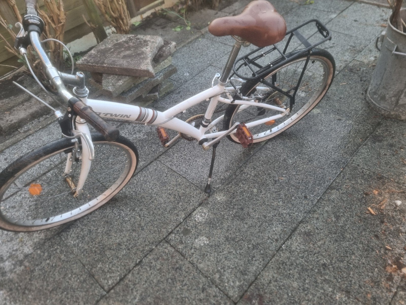 btwin kinderfiets, Ophalen