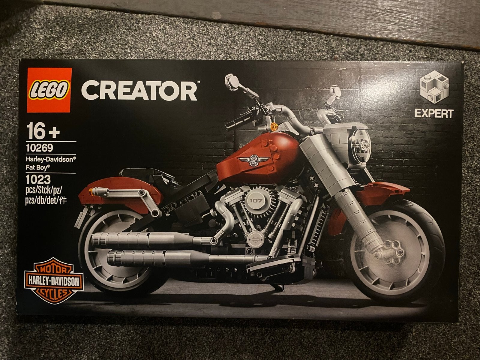 LEGO Creator Expert Harley-Davidson Fat Boy 10269, Ophalen of Verzenden, Nieuw, Overige merken