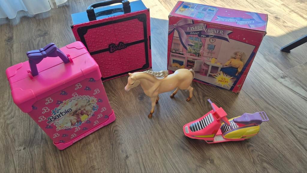 Vintage barbie accessoires, Kinderen en Baby's, Speelgoed | Overig, Gebruikt, Meisje, Ophalen