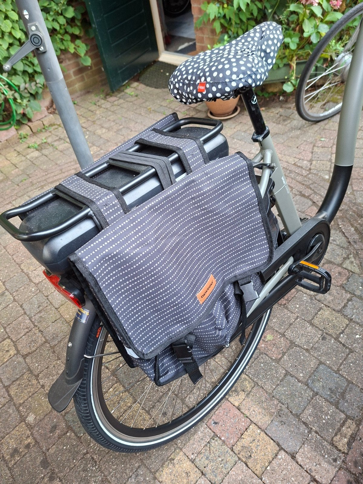 Bimas elektrische fiets met Bafang motor en fietstassen, Overige merken, Ophalen of Verzenden, Zo goed als nieuw, 47 tot 51 cm