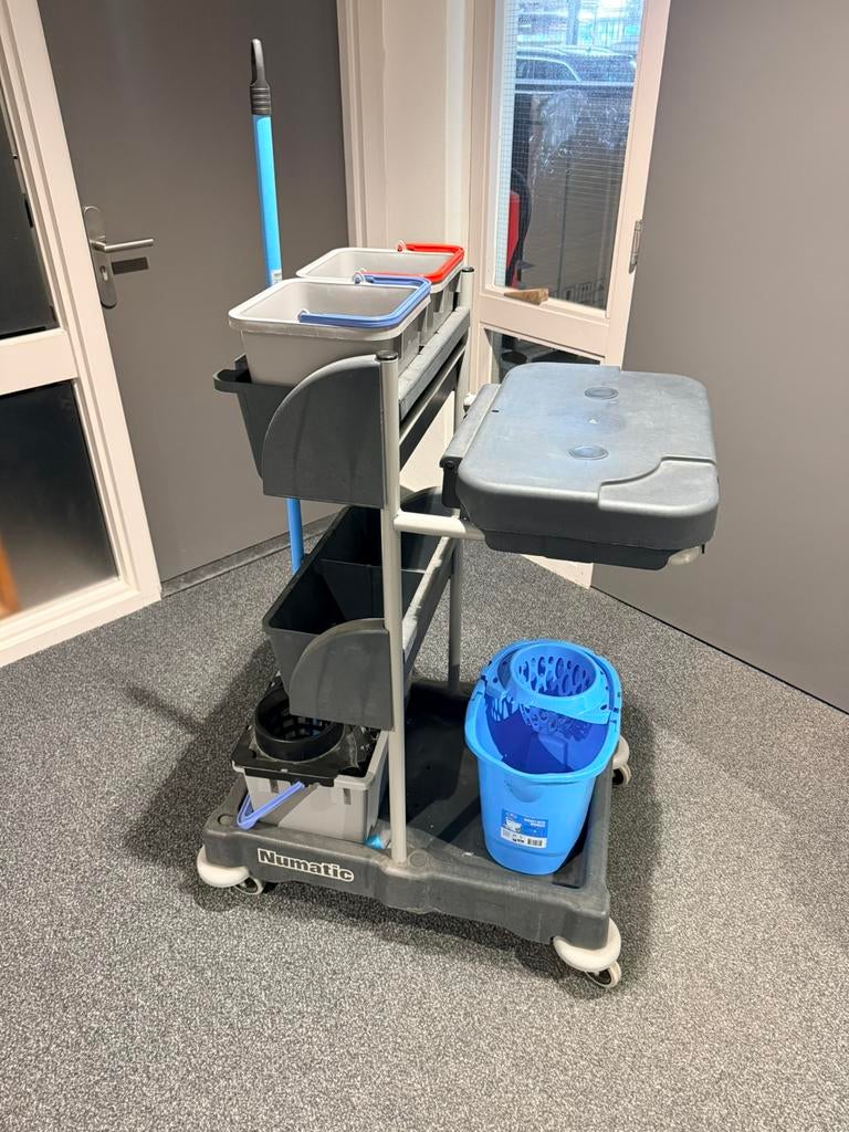 Schoonmaak kar | Numatic, Ophalen, Dweilemmer, -bak, of -wagen