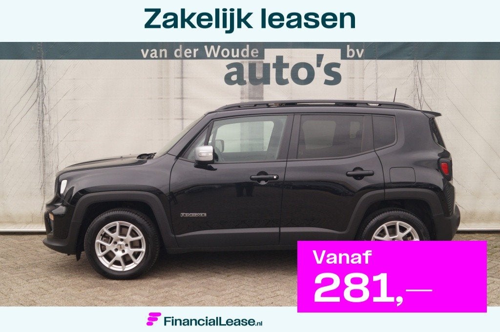 Jeep Renegade 4xe 240 PHEV Hybrid 4WD Limited -PANO-CAM-, Automaat, Dealer onderhouden, Stof, Gebruikt