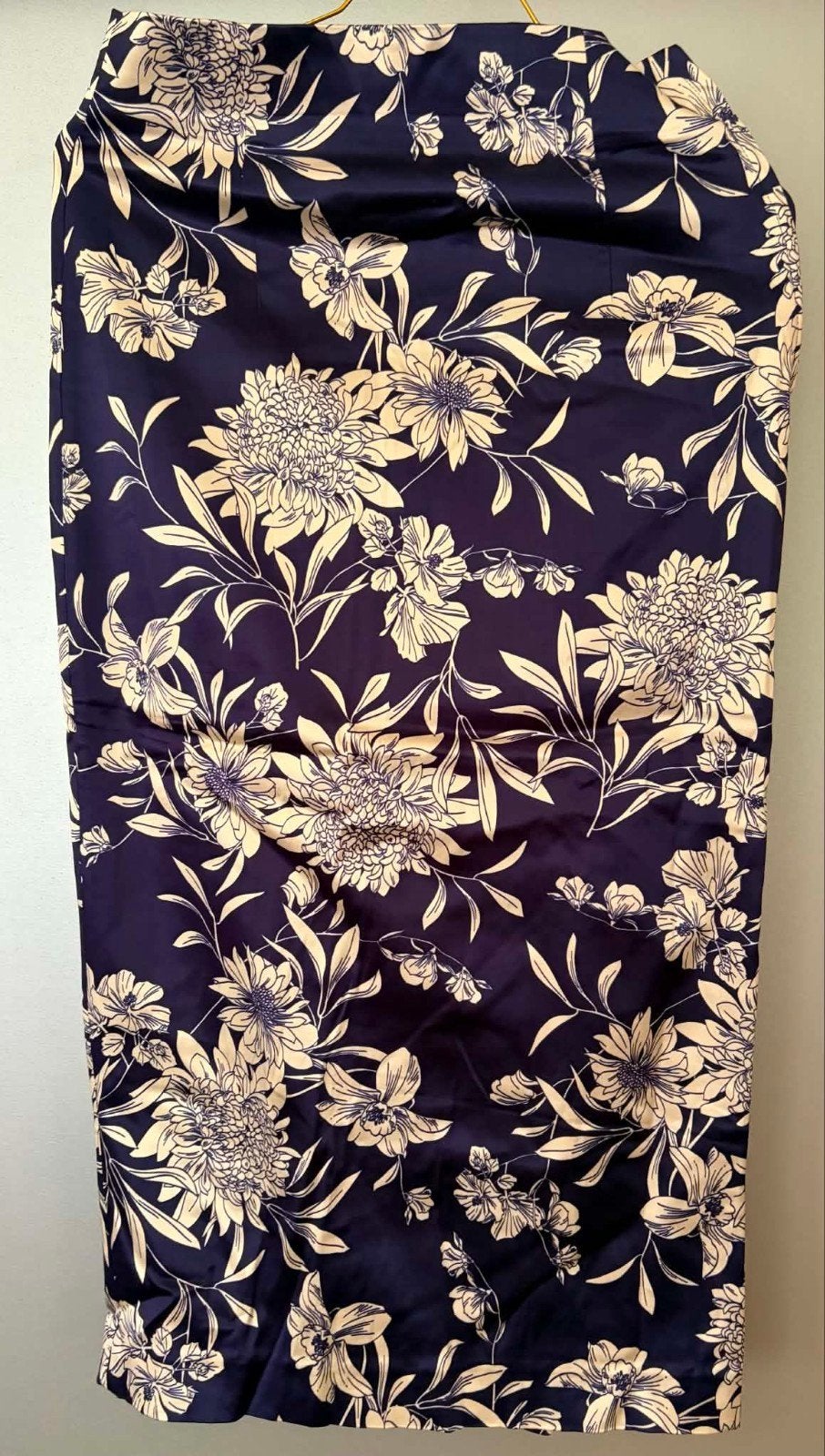 Zara Woman Rok satijnen bloemen maat S – als nieuw, Ophalen of Verzenden, Zo goed als nieuw, Blauw