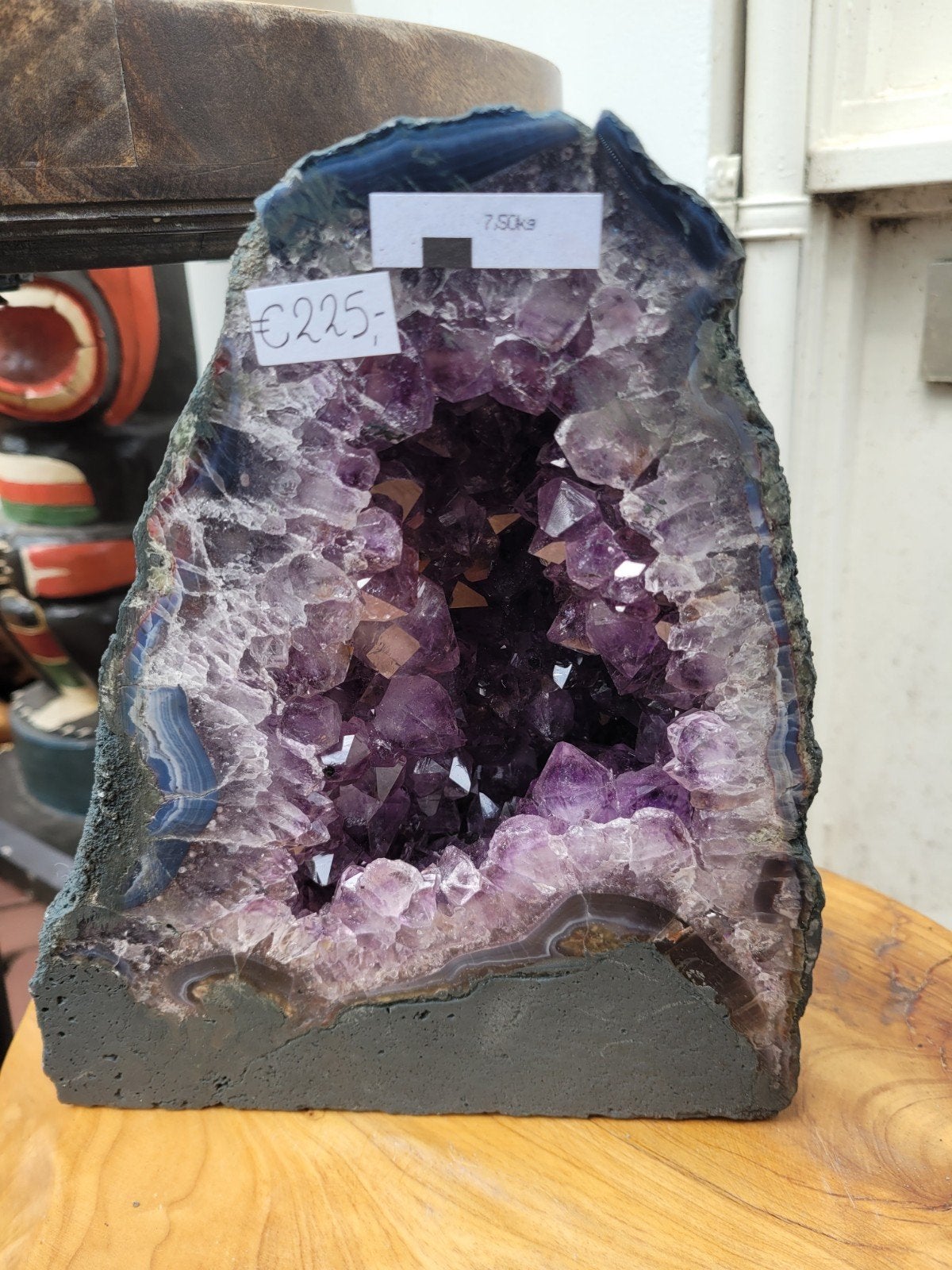 Prachtige Amethist 7.5 kilo, Verzamelen, Mineralen en Fossielen, Ophalen of Verzenden