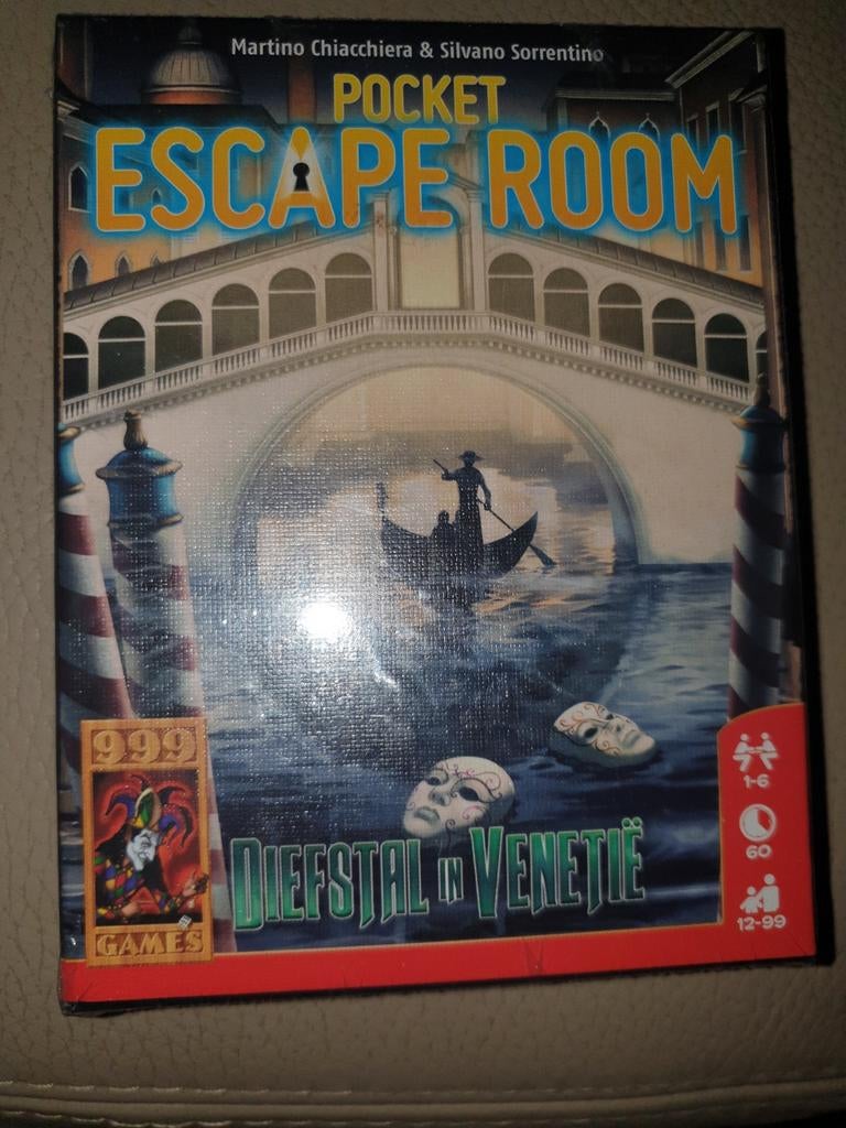 Pocket Escape Room: Diefstal in Venetië (Nieuw), Hobby en Vrije tijd, Gezelschapsspellen | Bordspellen, Nieuw, Ophalen of Verzenden