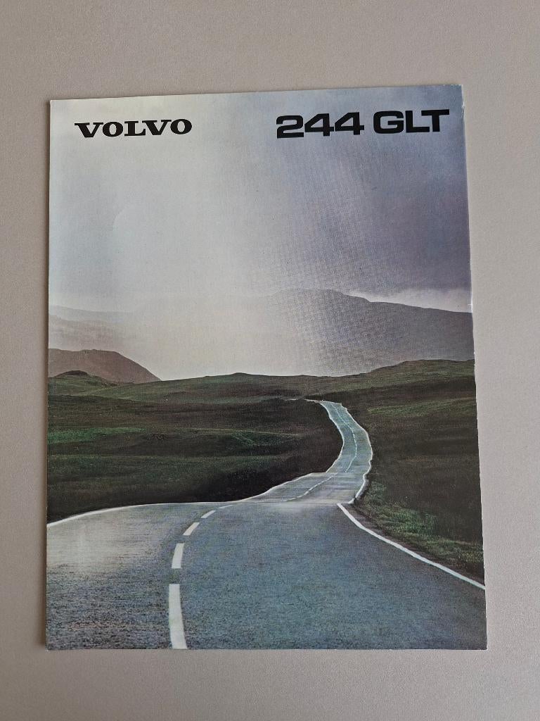 BROCHURE VOLVO 244 GLT uit 1980, Ophalen of Verzenden, Zo goed als nieuw, Volvo