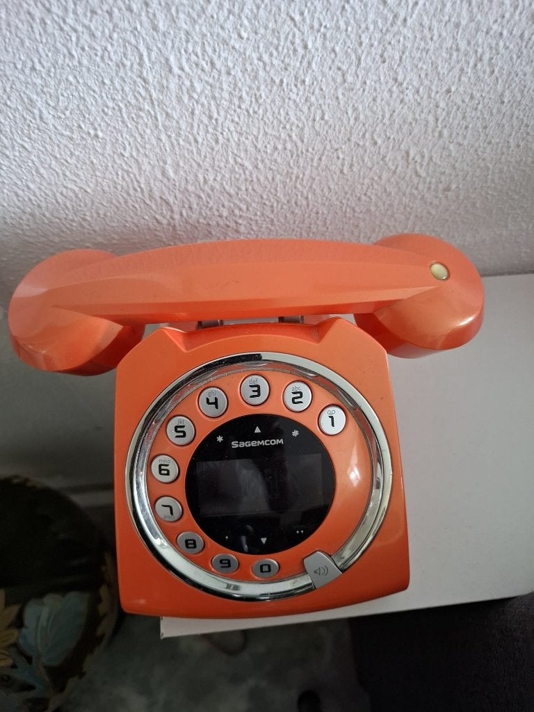 Draadloze huistelefoon, Ophalen, Zo goed als nieuw, Met draaischijf