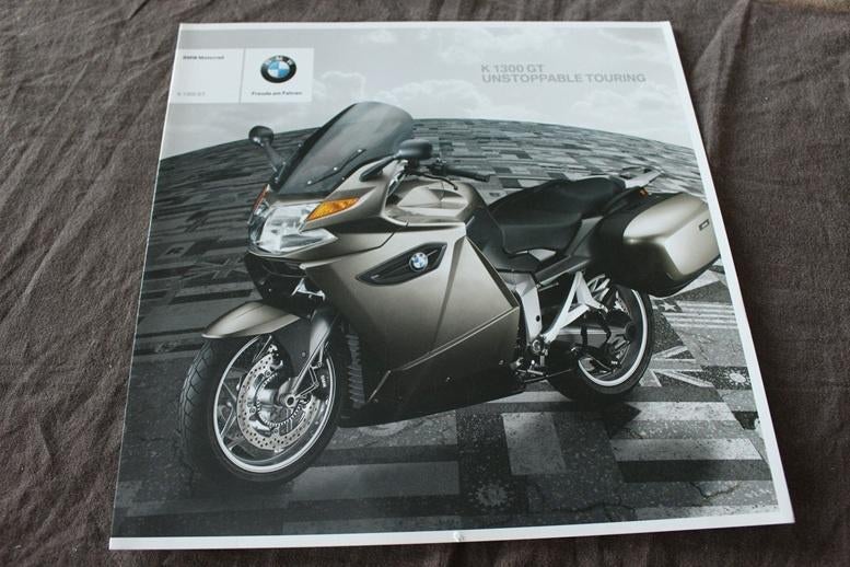 BMW K1300 GT 2008 verkoop folder brochure, Motoren, Ophalen of Verzenden, BMW