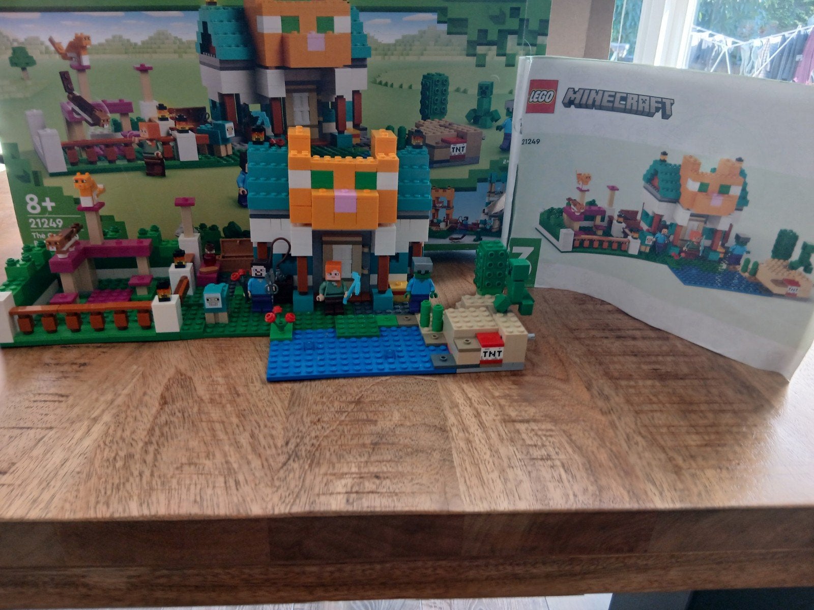 Minecraft 2 in 1 lego pakket, Ophalen