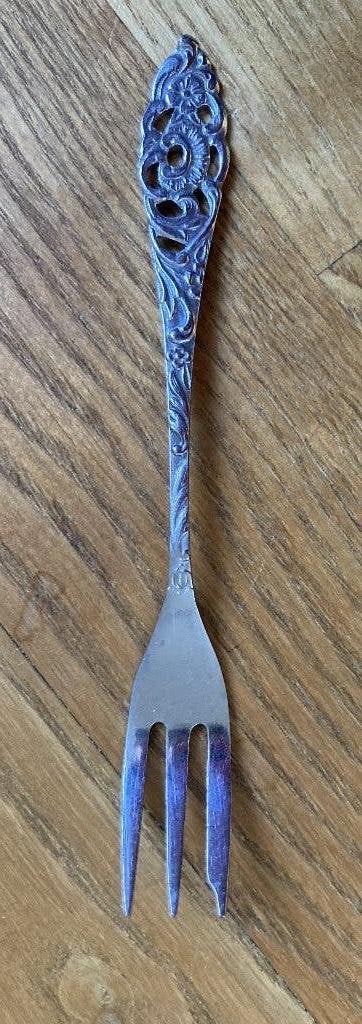 Vorkje met filigraan bloemen handvat SOLA vintage, Antiek en Kunst, Ophalen of Verzenden