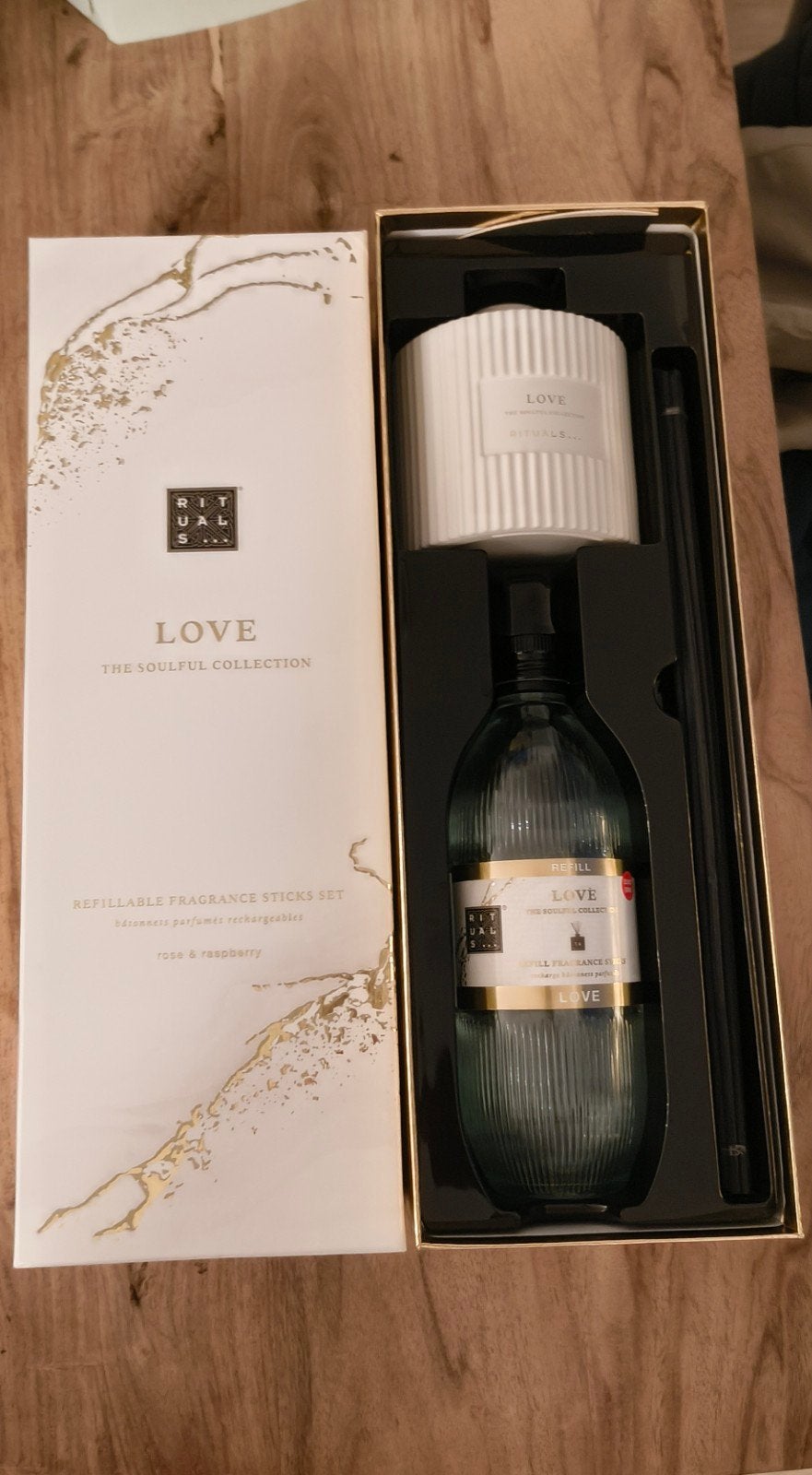 Rituals Love Navulbare Geurstokjes Set - Rose & Raspberry, Huis en Inrichting, Ophalen, Meerkleurig, Nieuw, Modern