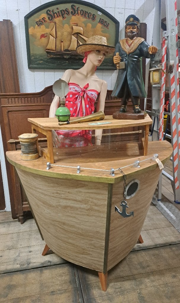 Te gekke huisbar of cocktail bar nautische scheepsdecoraties, Ophalen