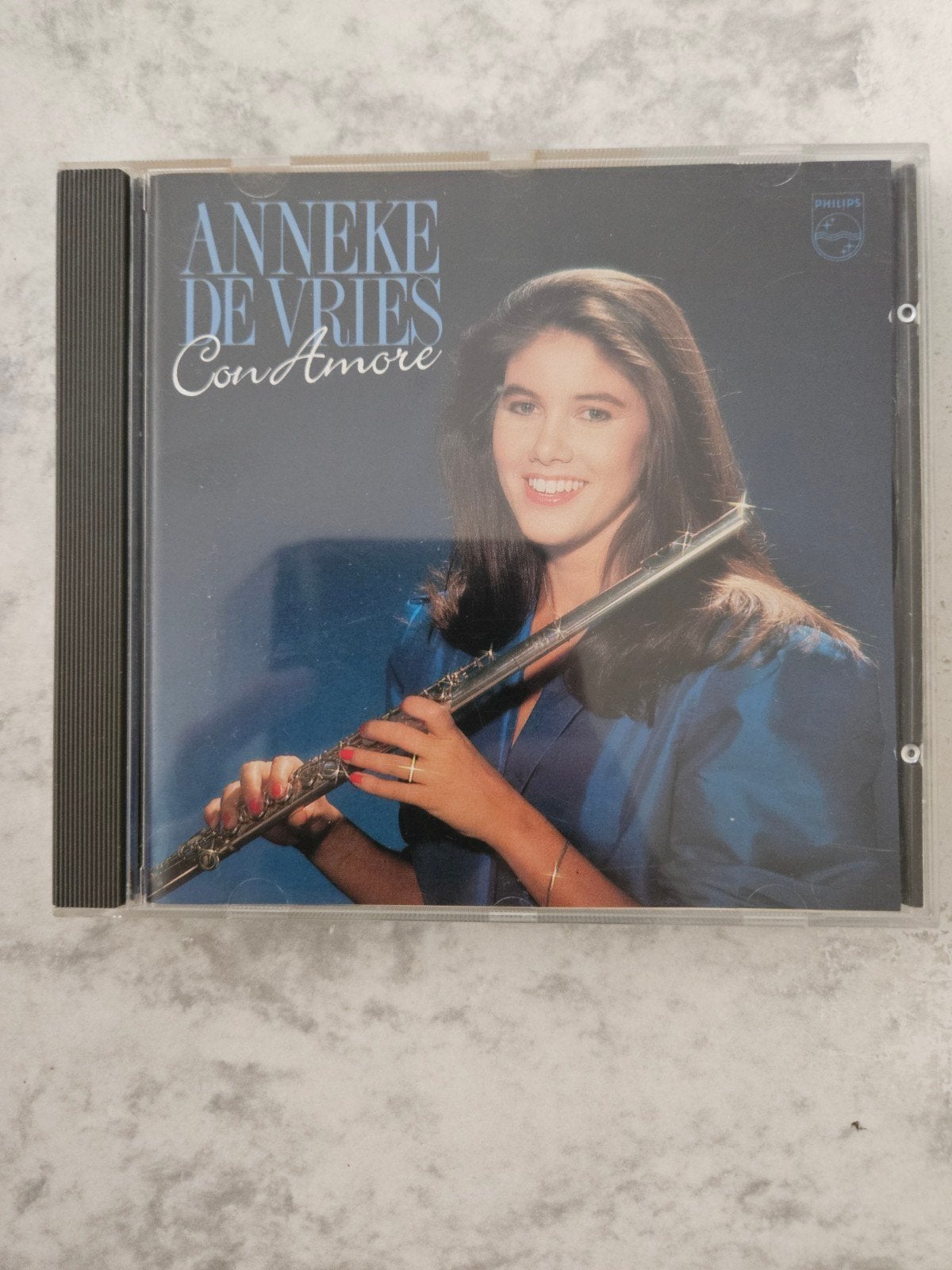 Anneke de Vries – Con Amore (Klassiek / Dwarsfluit), Ophalen of Verzenden, Classicisme, Gebruikt