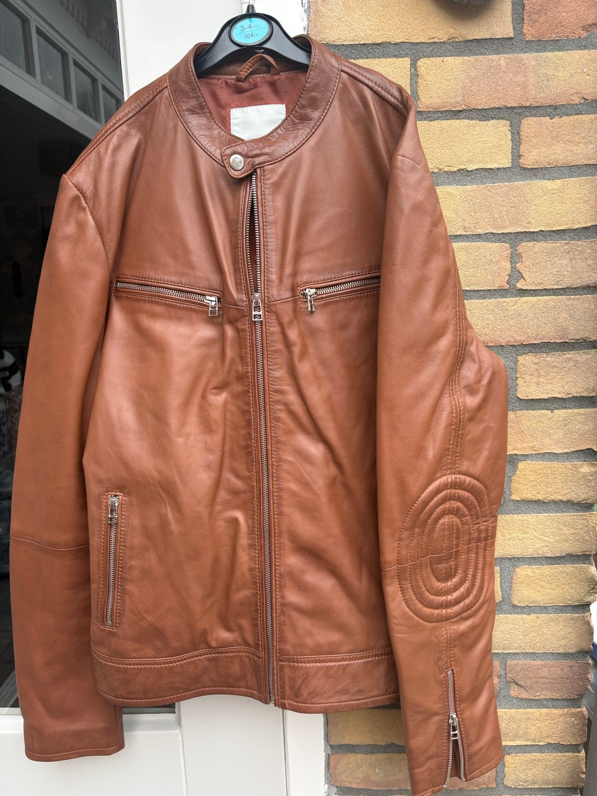 Goosecraft Leren Jas Heren - Maat L - Zo goed als nieuw, Ophalen of Verzenden, Zo goed als nieuw, Maat 52/54 (L), Bruin