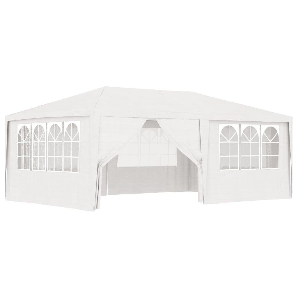 Partytent met zijwanden professioneel 90 g/m² 4x6 m wit, Verzenden, Partytent, Minder dan 4 meter, Nieuw