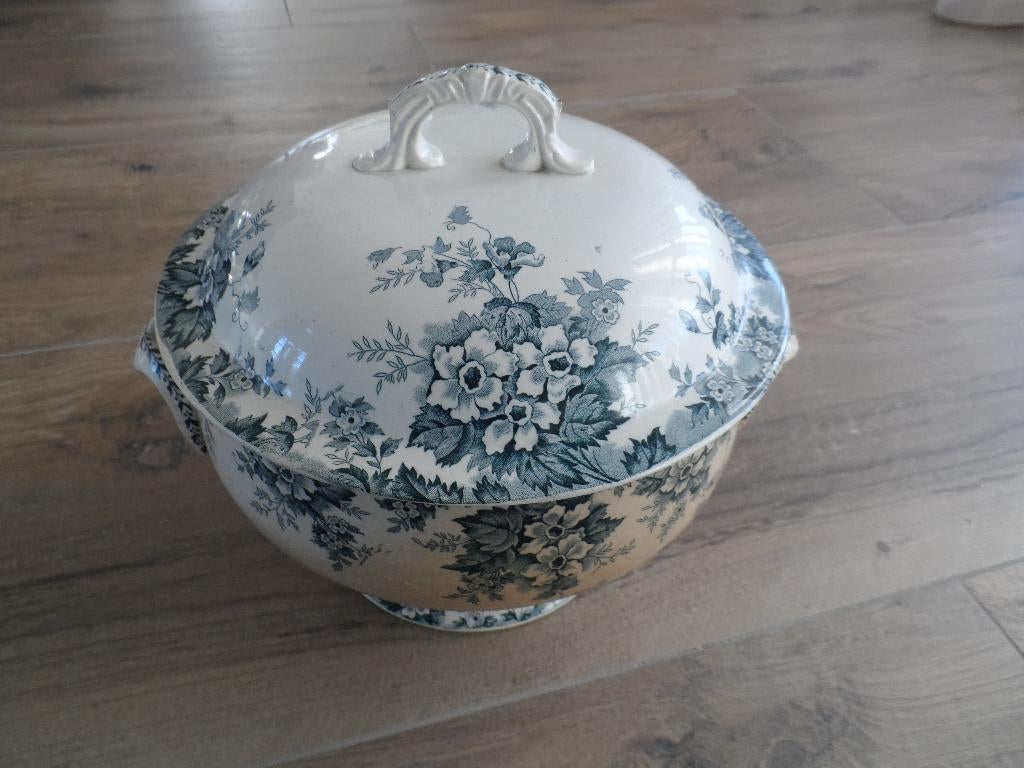 Franse brocante terrine., Antiek en Kunst, Ophalen of Verzenden