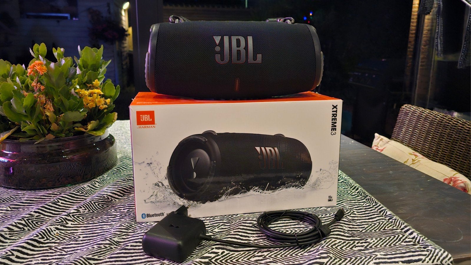 JBL Xtreme 3 met doos, oplader en draagriem, Audio, Tv en Foto, Luidsprekers, Bluetooth, JBL, Ophalen of Verzenden, Zo goed als nieuw
