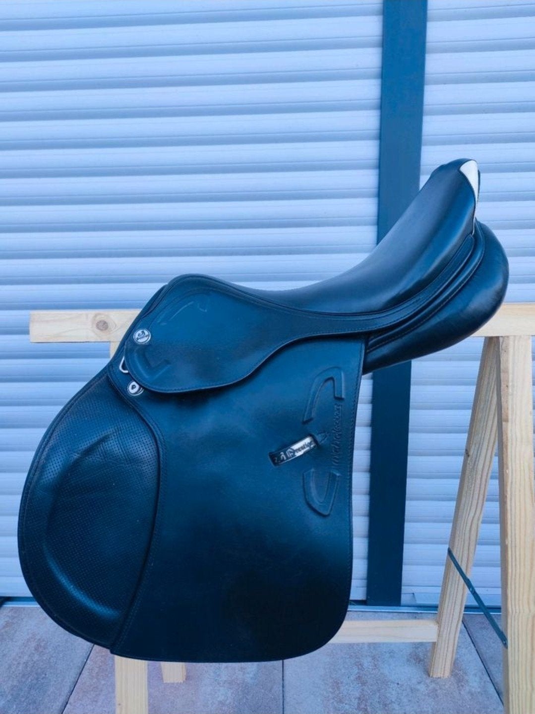 Prestige X Michel Robert lux springzadel 17 inch 34 boom, Dieren en Toebehoren, Ophalen of Verzenden, Springen