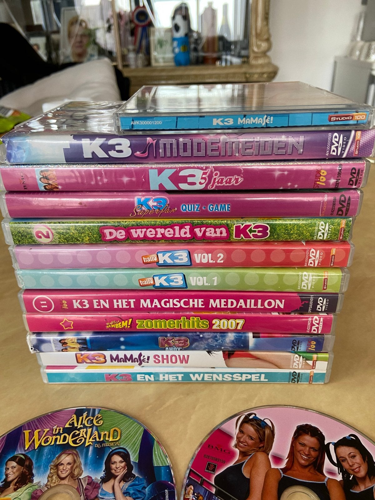 Grote K3 DVD collectie - Films, shows en meer!, Cd's en Dvd's, Dvd's | Kinderen en Jeugd, Gebruikt, Overige genres, Ophalen of Verzenden