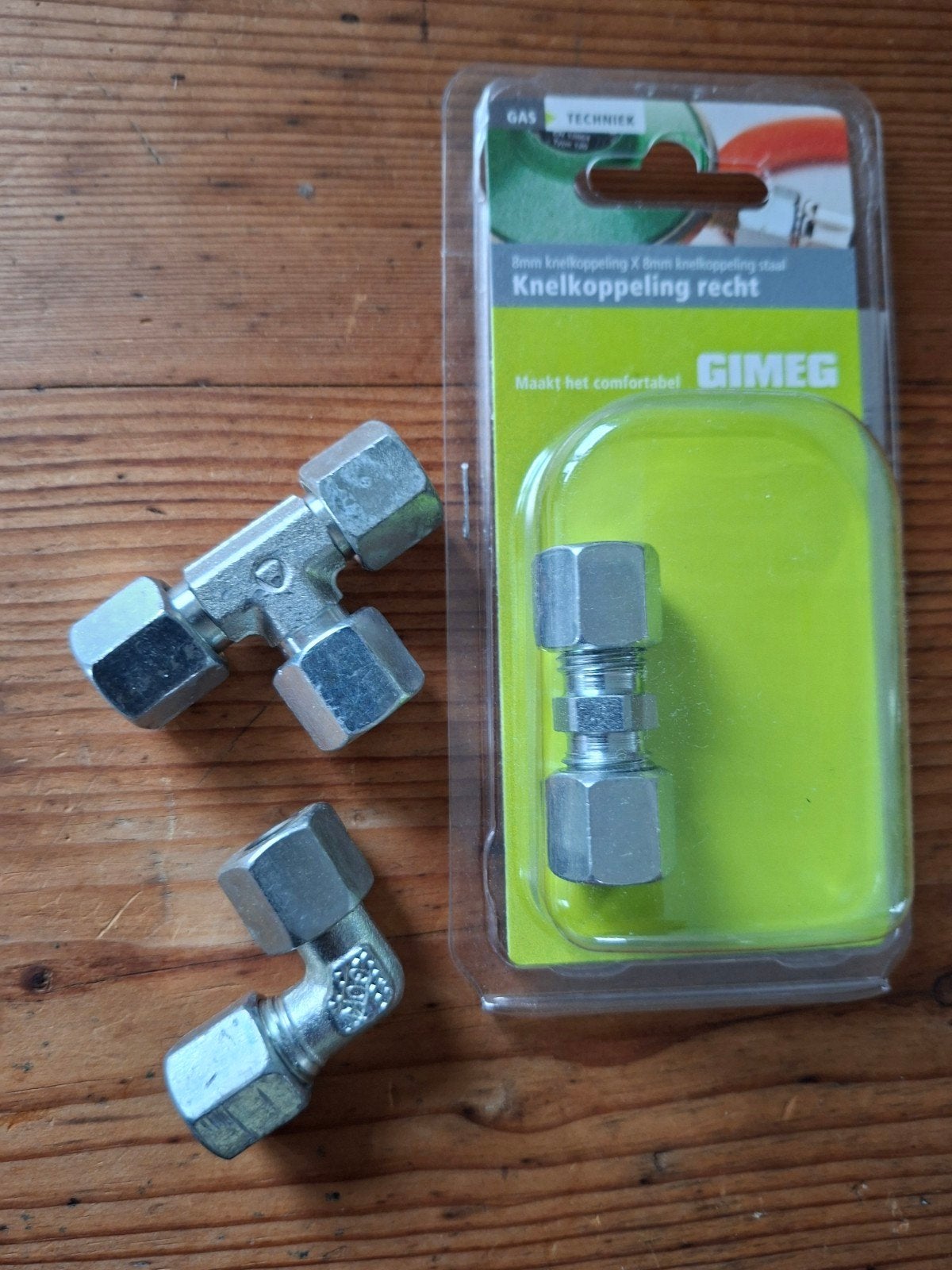 8 mm gasleiding en koppelstukken, Caravans en Kamperen, Ophalen of Verzenden