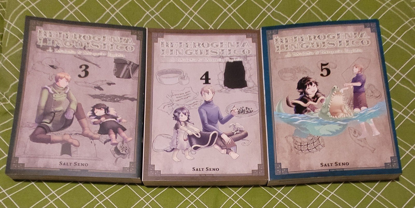 Manga's heterogenia linguistico vol. 3 tm 5, Gelezen, Salt seno, Ophalen of Verzenden, Japan (Manga)