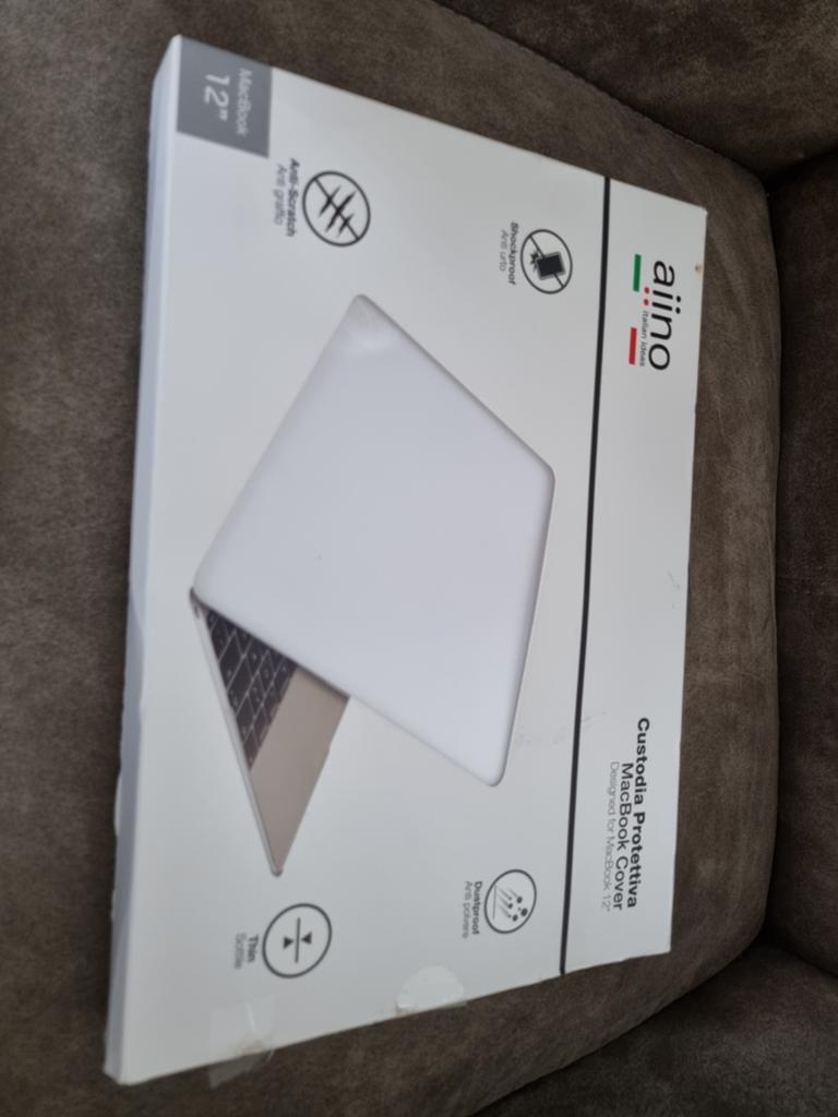 Aiiino MacBook 12 inch beschermhoes - Wit, Computers en Software, Apple Macbooks, Ophalen of Verzenden