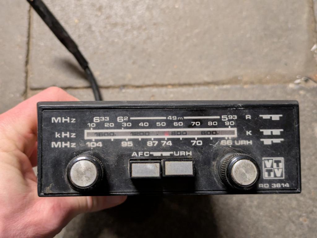 Videoton Autoradio Skoda Oostblok Vintage Radio Jaren 70, Ophalen of Verzenden