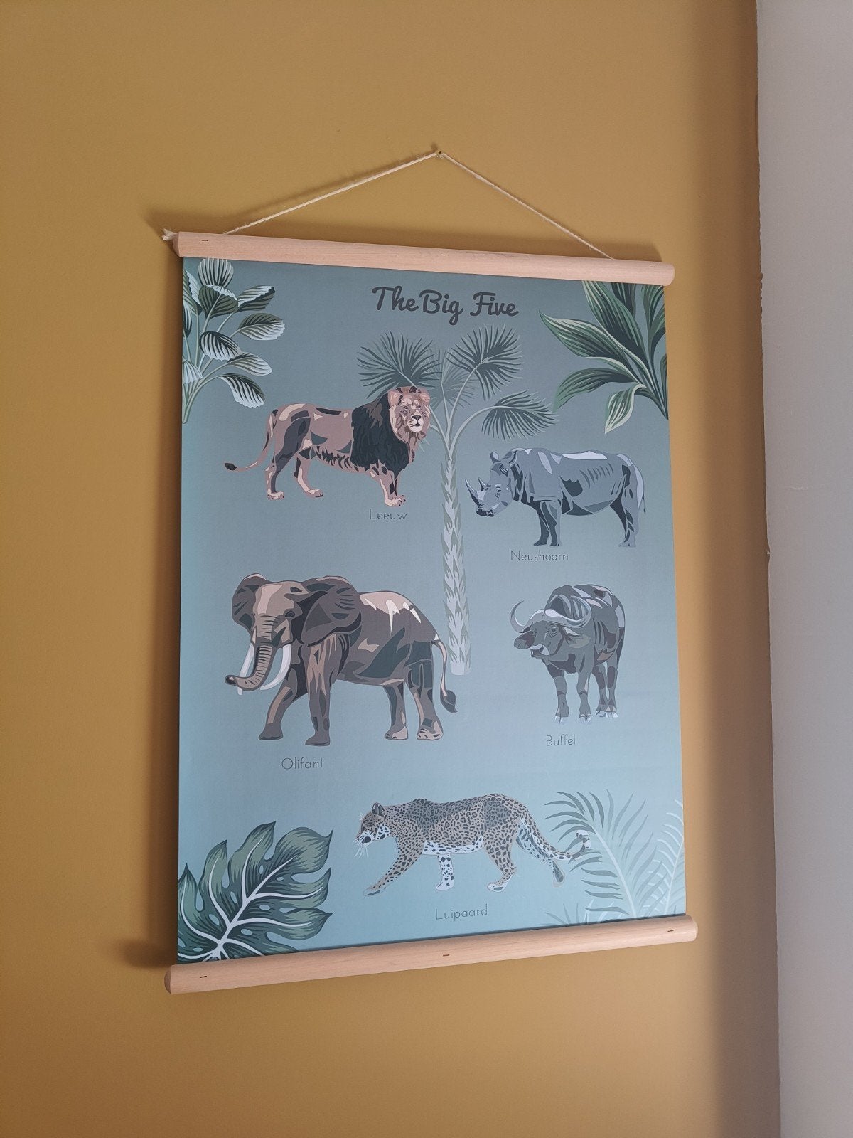 Wanddecoratie: Jungle Dieren & The Big Five Poster kamer, Huis en Inrichting, Woonaccessoires | Schilderijen, Tekeningen en Foto's