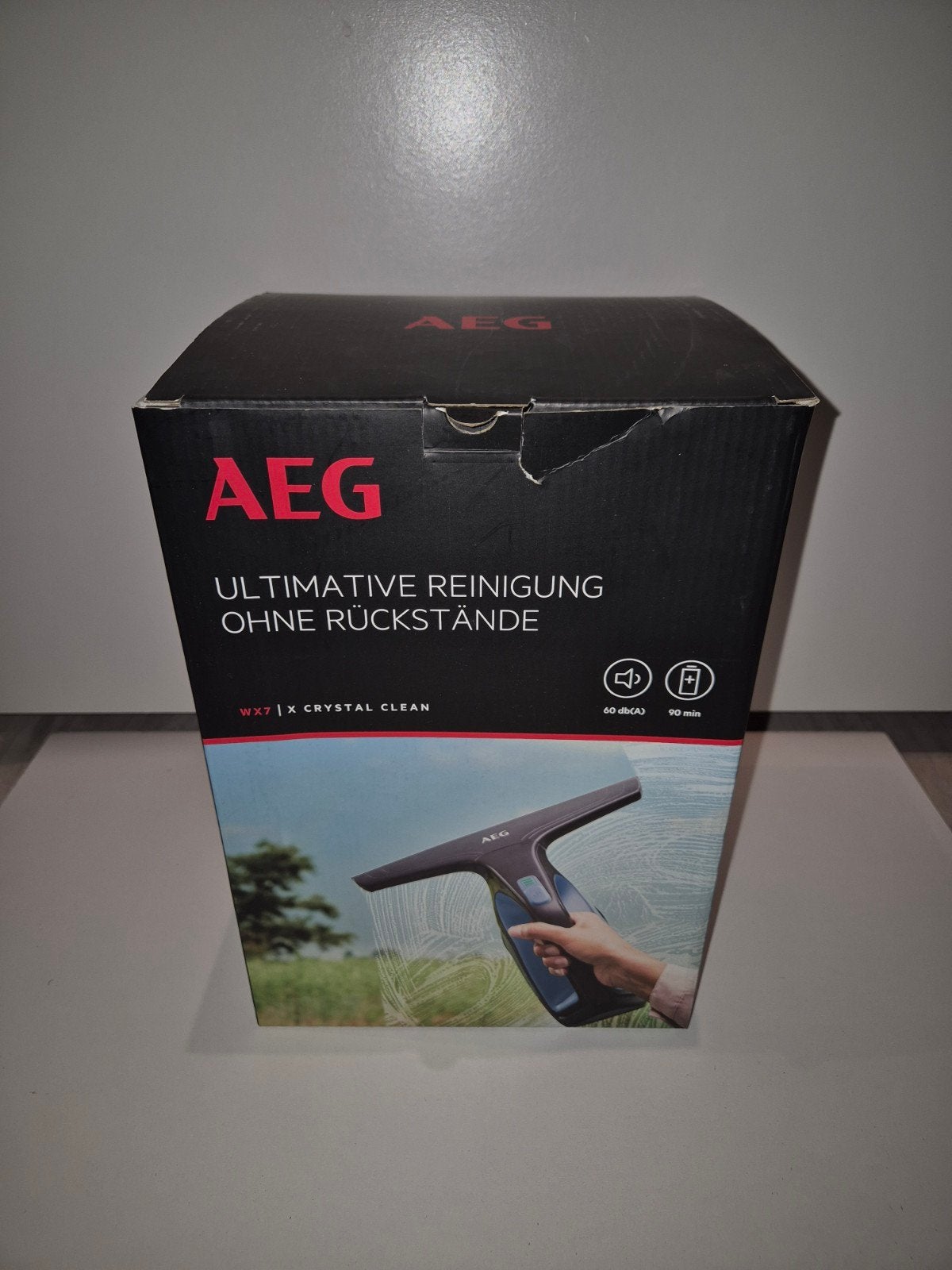 AEG WX7 ruitenreiniger - 1 keer gebruikt, Inclusief accessoires, Ophalen of Verzenden, Zo goed als nieuw, Vloerreiniger