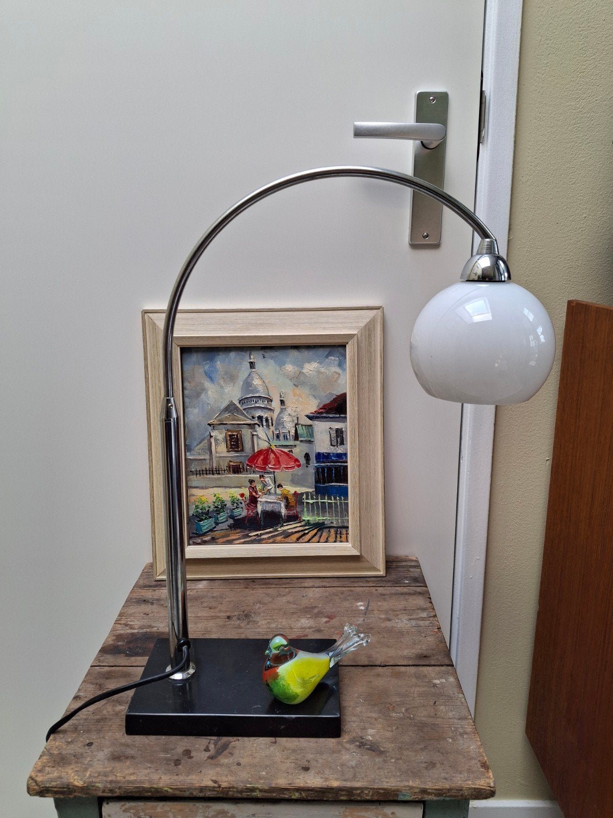 Vintage Retro Tafellamp Bauhaus Stijl, Huis en Inrichting, Lampen | Tafellampen, Ophalen of Verzenden
